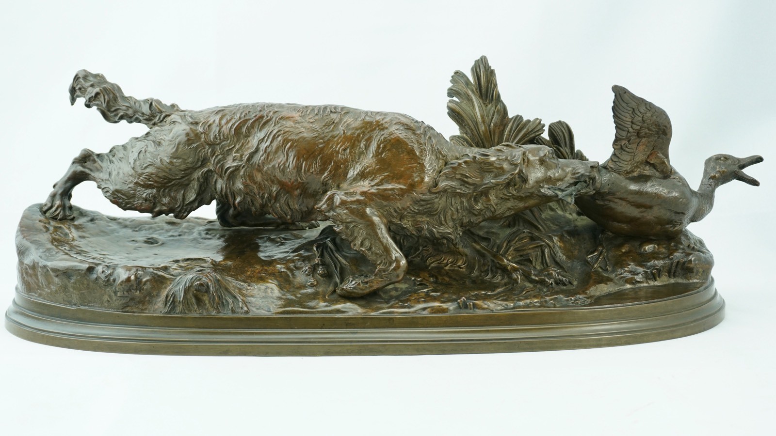 Pierre Jules Mene (Fr. 1810-1879) Spaniel Capturing a Duck 18 Pierre Jules Mene (Fr. 1810-1879) Spaniel Capturing a Duck 18