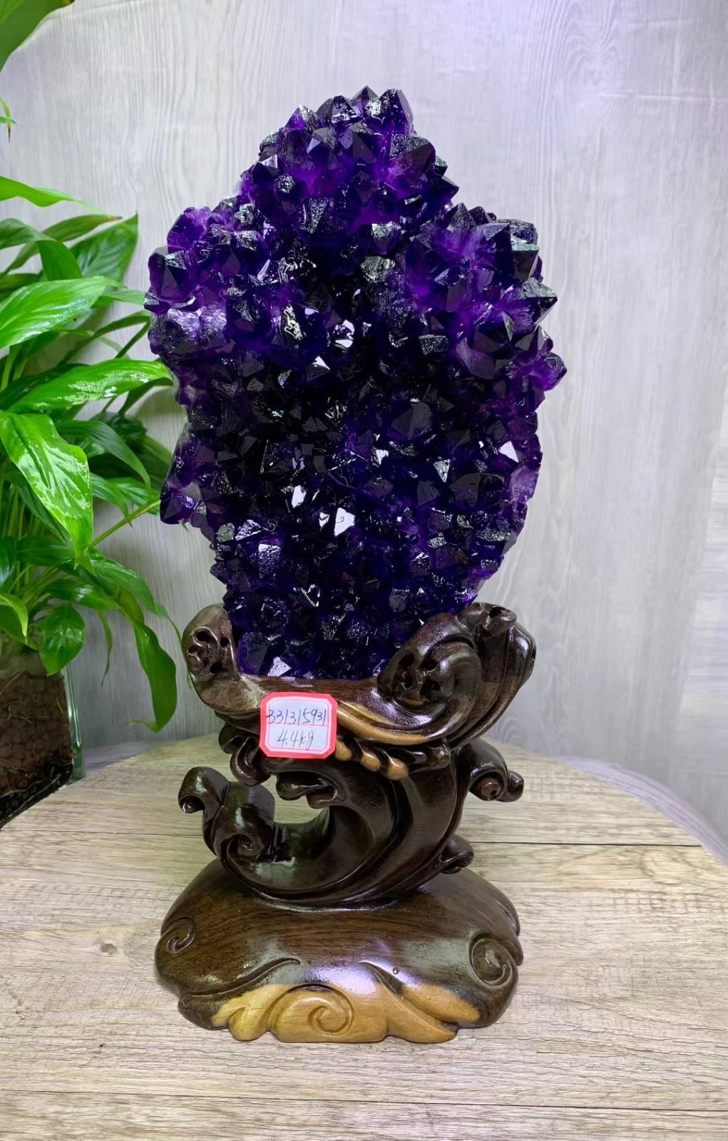 9.7LB Large Natural Amethyst Geode Cathedral Crystal Cluster Specimen Healing 9.7LB Large Natural Amethyst Geode Cathedral Crystal Cluster Specimen Healing