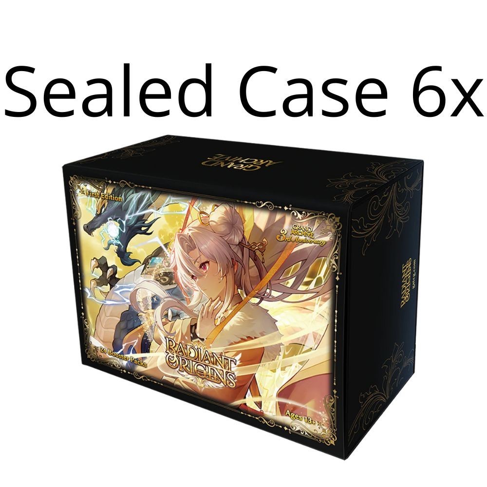 GRAND ARCHIVE Case 6x Box RADIANT ORIGINS PANTHEON 1st EDITION - ENG ENG ENG ENGLISH GRAND ARCHIVE Case 6x Box RADIANT ORIGINS PANTHEON 1st EDITION - ENG ENG ENG ENGLISH