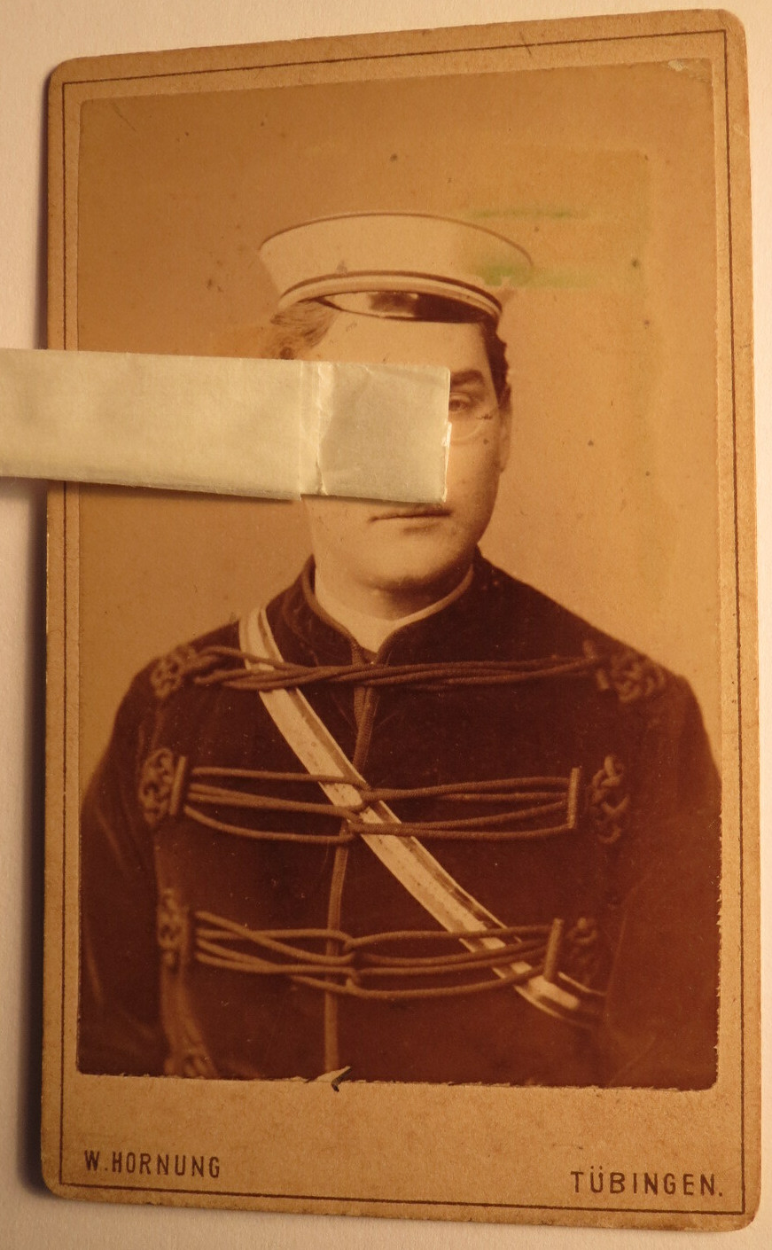 Tübingen-Julius Kalchschmidt (1865-1888) as student-Wingolf? / CDV Tübingen-Julius Kalchschmidt (1865-1888) as student-Wingolf? / CDV