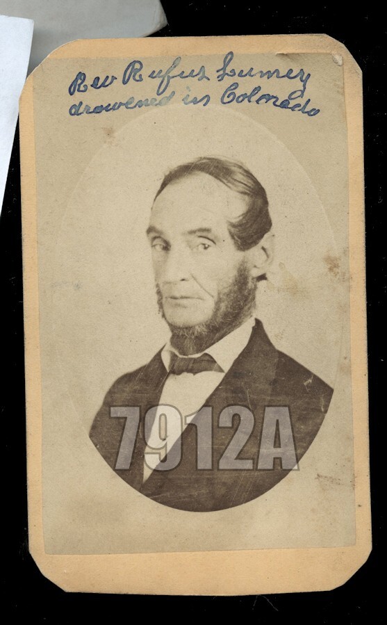 VERY RARE Abolitionist Reverend Rufus Lumry 1800s Antique History Original Photo VERY RARE Abolitionist Reverend Rufus Lumry 1800s Antique History Original Photo