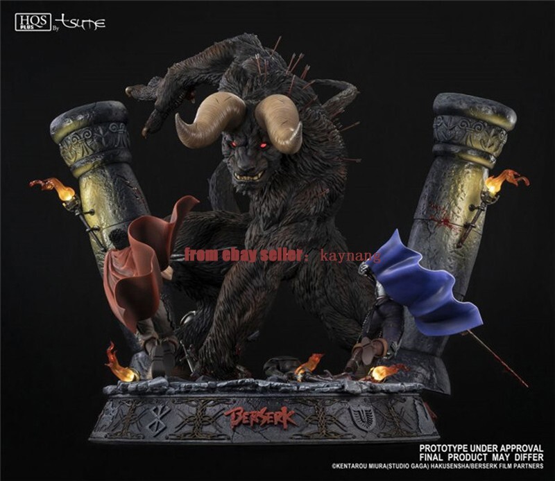 Tsume HQS+ Berserk 1/6 Scale Griffith ＆ Guts VS Zodd GK Resin Model Statue