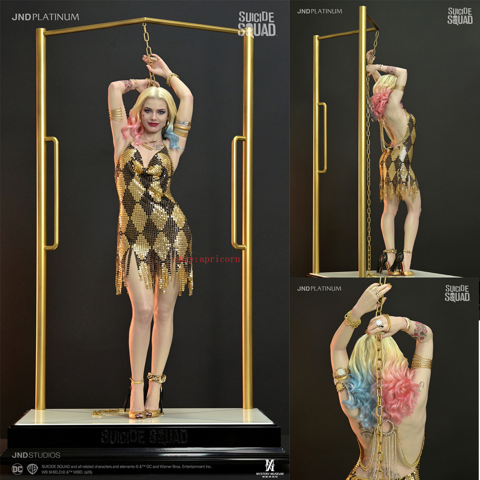 JND Studio Suicide Squad Harley Quinn Figure Resin Model Collectible Wait JND Studio Suicide Squad Harley Quinn Figure Resin Model Collectible Wait