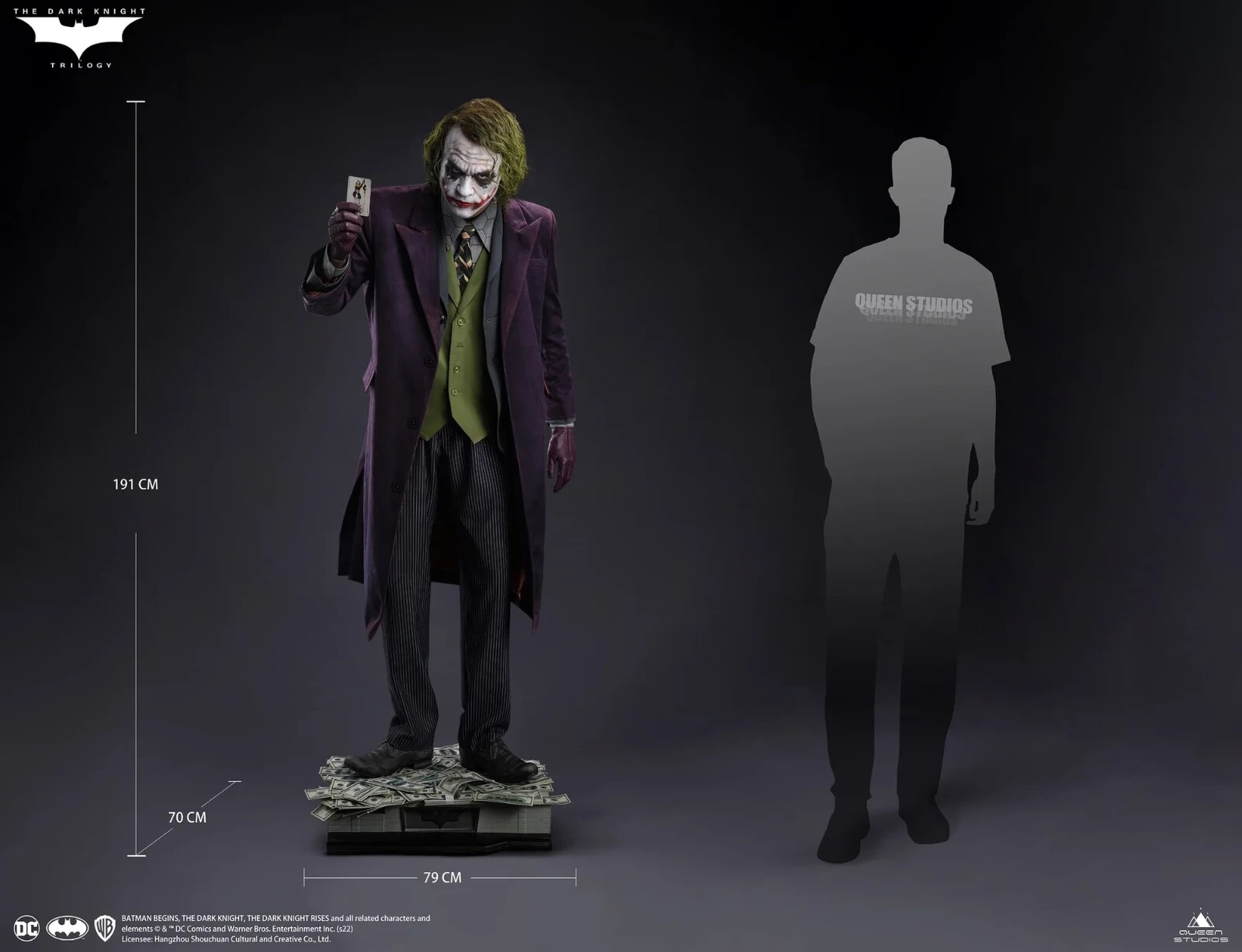 Queen Studios Joker (full-length portrait) Life-Size Statue 1/1 Limited Edition