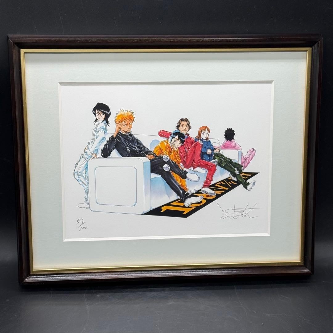 BLEACH Lithograph by Kubo Tite, autographed, Limited 100 BLEACH Lithograph by Kubo Tite, autographed, Limited 100