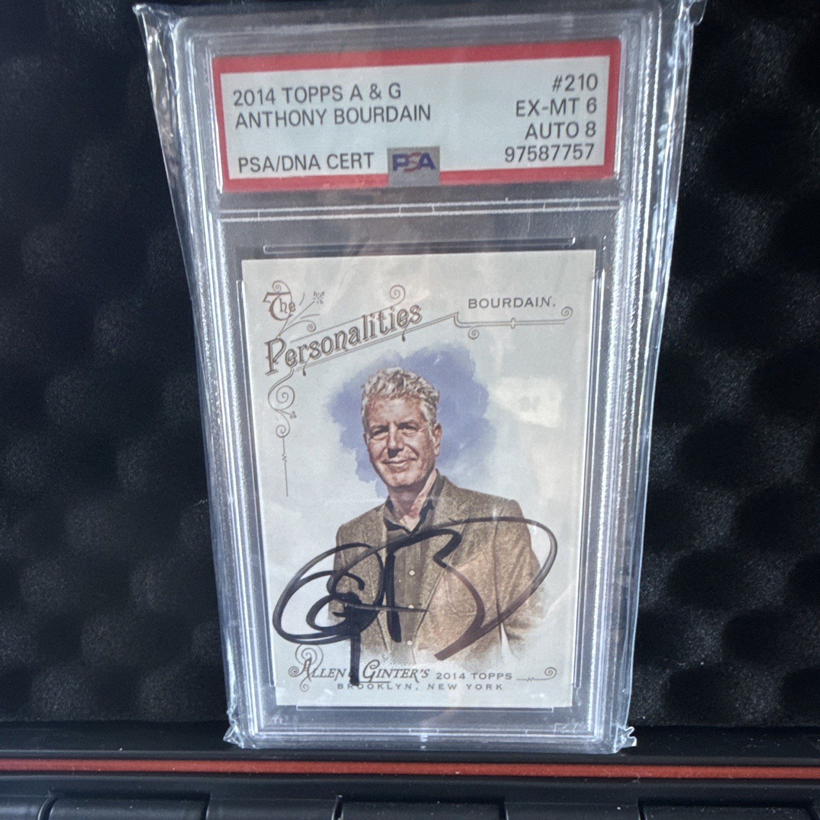 Topps 2014 Allen & Ginter Anthony Bourdain #210 Auto PSA/DNA 97587757 Topps 2014 Allen & Ginter Anthony Bourdain #210 Auto PSA/DNA 97587757