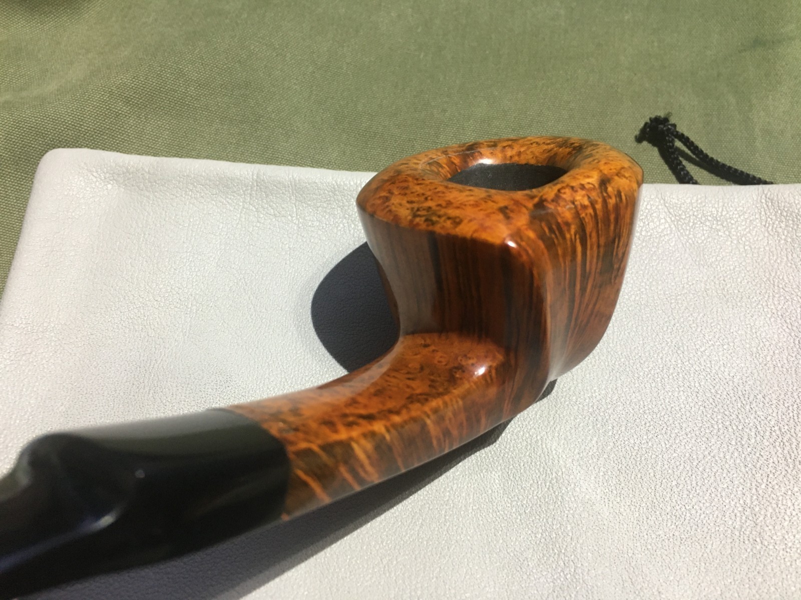 LARSEN COPENHAGEN straight grain pipe –new old stock – beautiful wood – rare – LARSEN COPENHAGEN straight grain pipe –new old stock – beautiful wood – rare –
