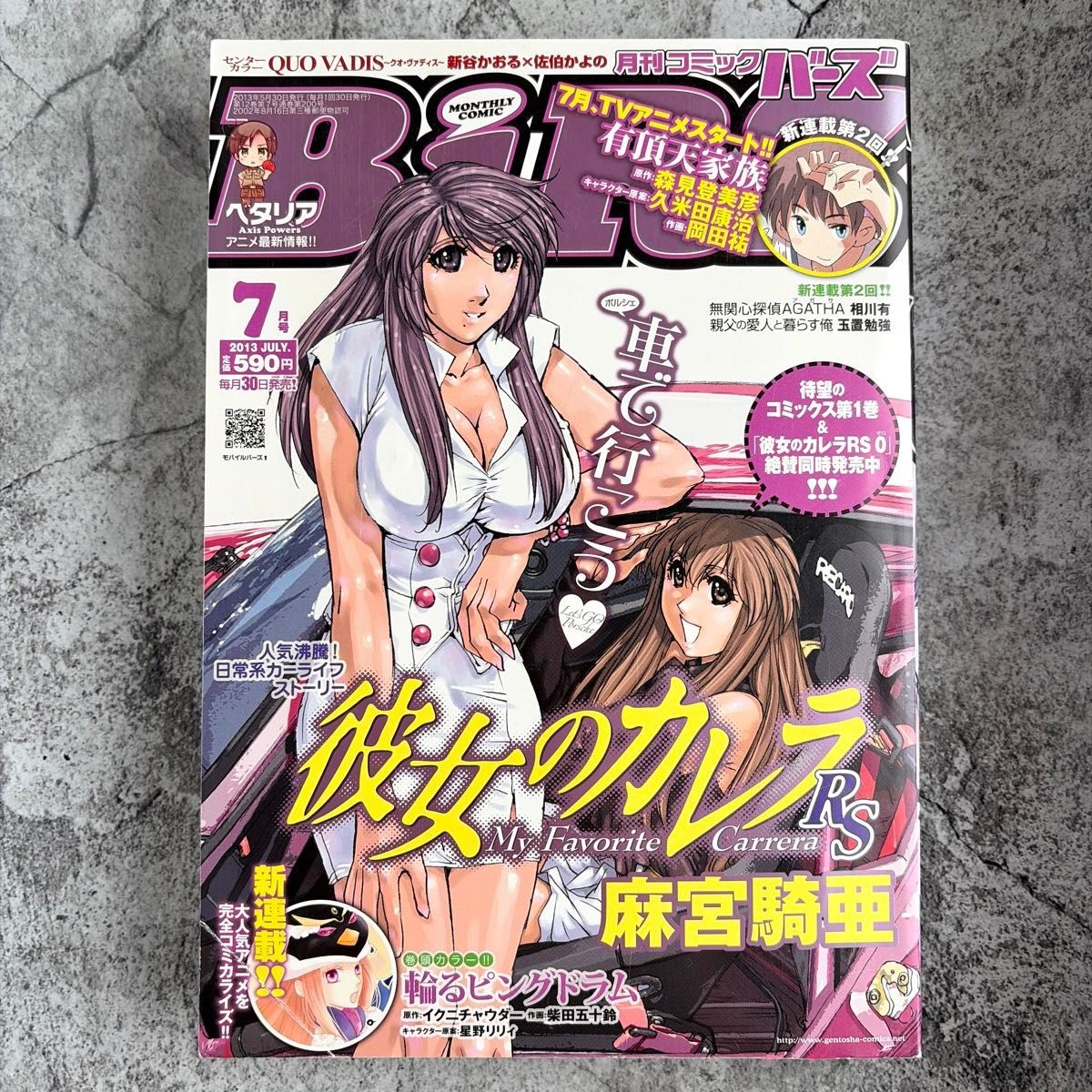 Monthly Comic BIRS July 2013 Mawaru Penguindrum new series Ikuni Chowder unused
