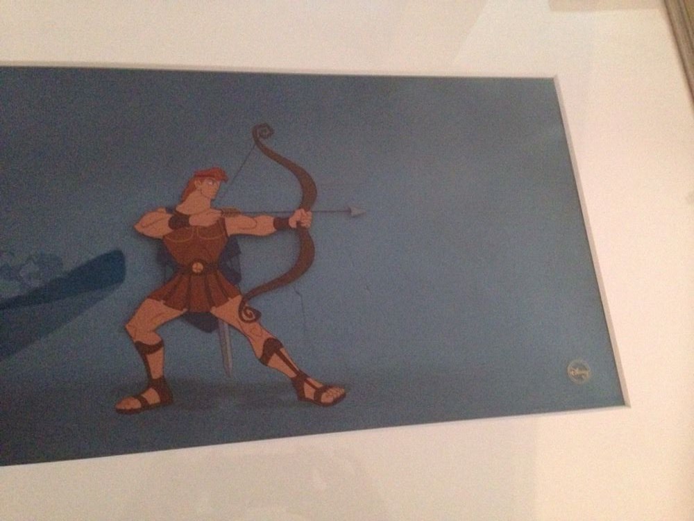Disney's Hercule Production Background Sothebys June 20 1998 Auction Lot 75