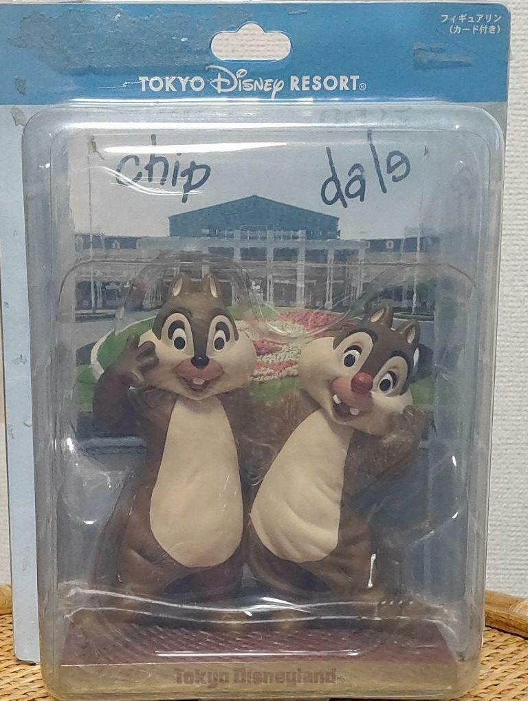 Disney Chip & Dale Figure Doll Toy Tokyo Disney land Park Resort 2011 Rare DOLL