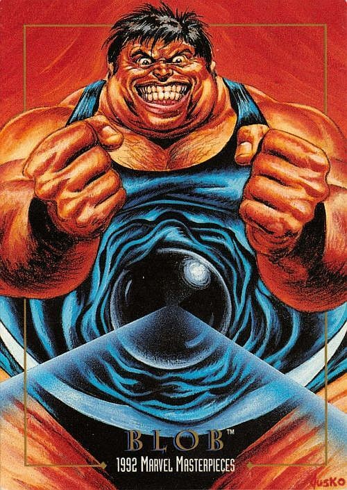 VINTAGE 1992 MARVEL MASTERPIECES FLEXIBLE REFRIGERATOR  MAGNETS 2”x3”
