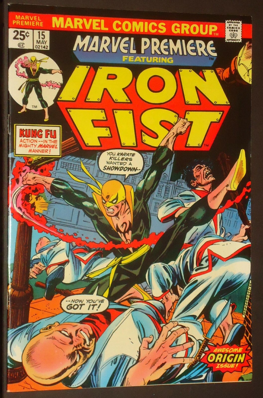 Marvel Premiere #15 May 1974 1st Iron Fist CGC it Marvel Premiere #15 May 1974 1st Iron Fist CGC it