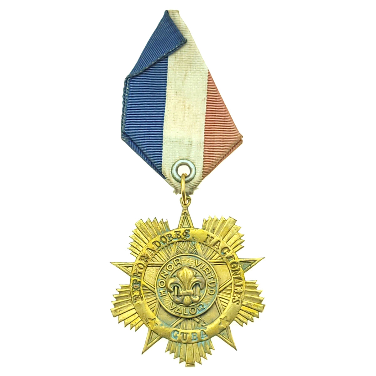 Rare CUBAN BOY SCOUTS EXPLORADORES NACIONALES CUBA NATIONAL EXPLORERS MEDAL Rare CUBAN BOY SCOUTS EXPLORADORES NACIONALES CUBA NATIONAL EXPLORERS MEDAL