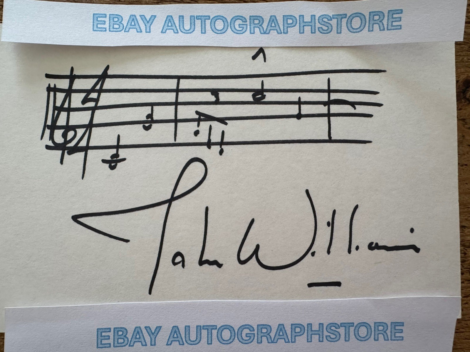 John Williams Genuine Signed Autographed HANDWRITTEN SHEET MUSIC from Star Wars John Williams Genuine Signed Autographed HANDWRITTEN SHEET MUSIC from Star Wars