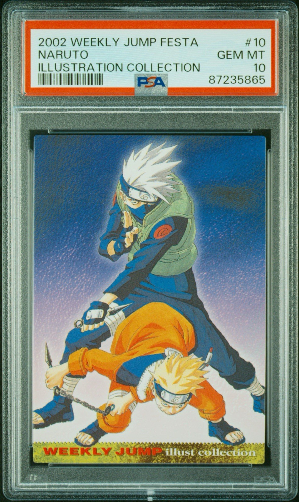 2002 Weekly Shonen JUMP Festa Naruto Illustration Collection #10 PSA GEM MT 10 2002 Weekly Shonen JUMP Festa Naruto Illustration Collection #10 PSA GEM MT 10