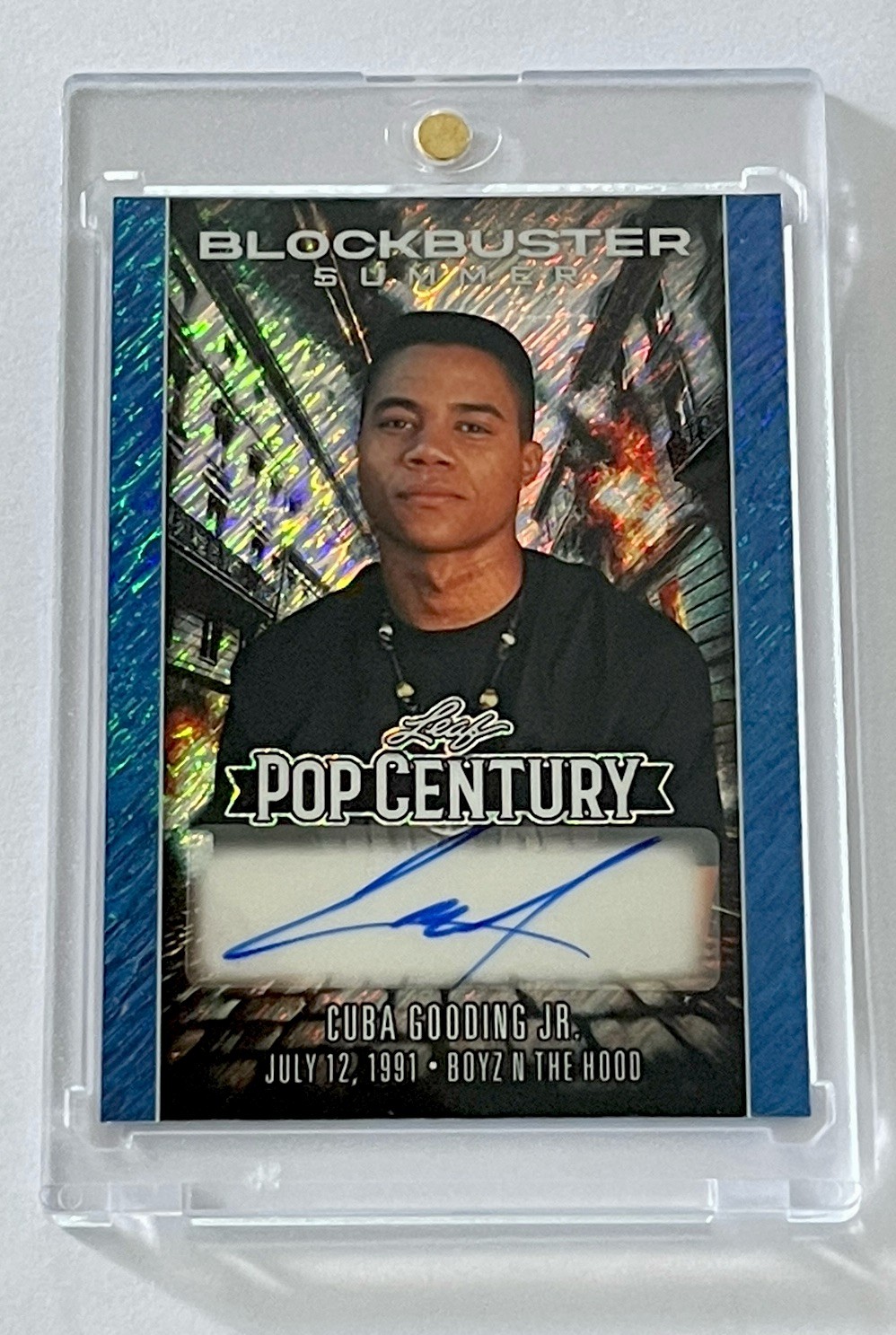 2025 Leaf 1/1 Cuba Gooding Jr - Boyz N the Hood - Pop Century Auto One Of One