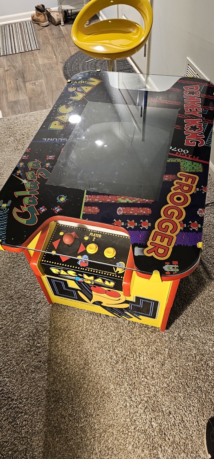 Ms Pacman Arcade Tabletop Bally Midway. Restored & Customized To Pacman Theme. Ms Pacman Arcade Tabletop Bally Midway. Restored & Customized To Pacman Theme.