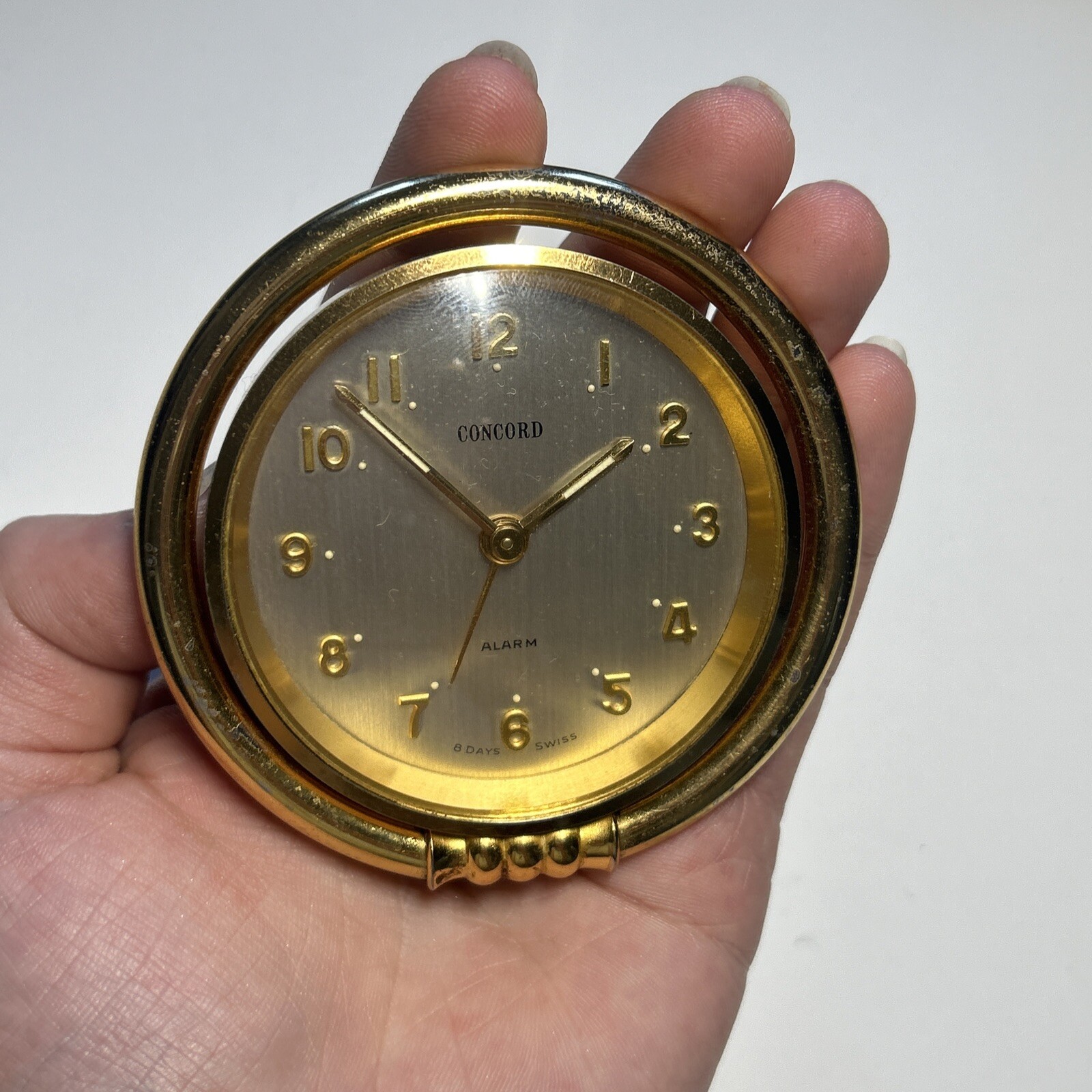 Collectible CONCORD 8 Days Alarm Beautiful Travel Watch Collectible CONCORD 8 Days Alarm Beautiful Travel Watch