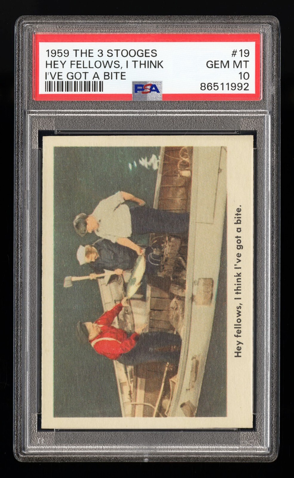 1959 Fleer The 3 Three Stooges #19 