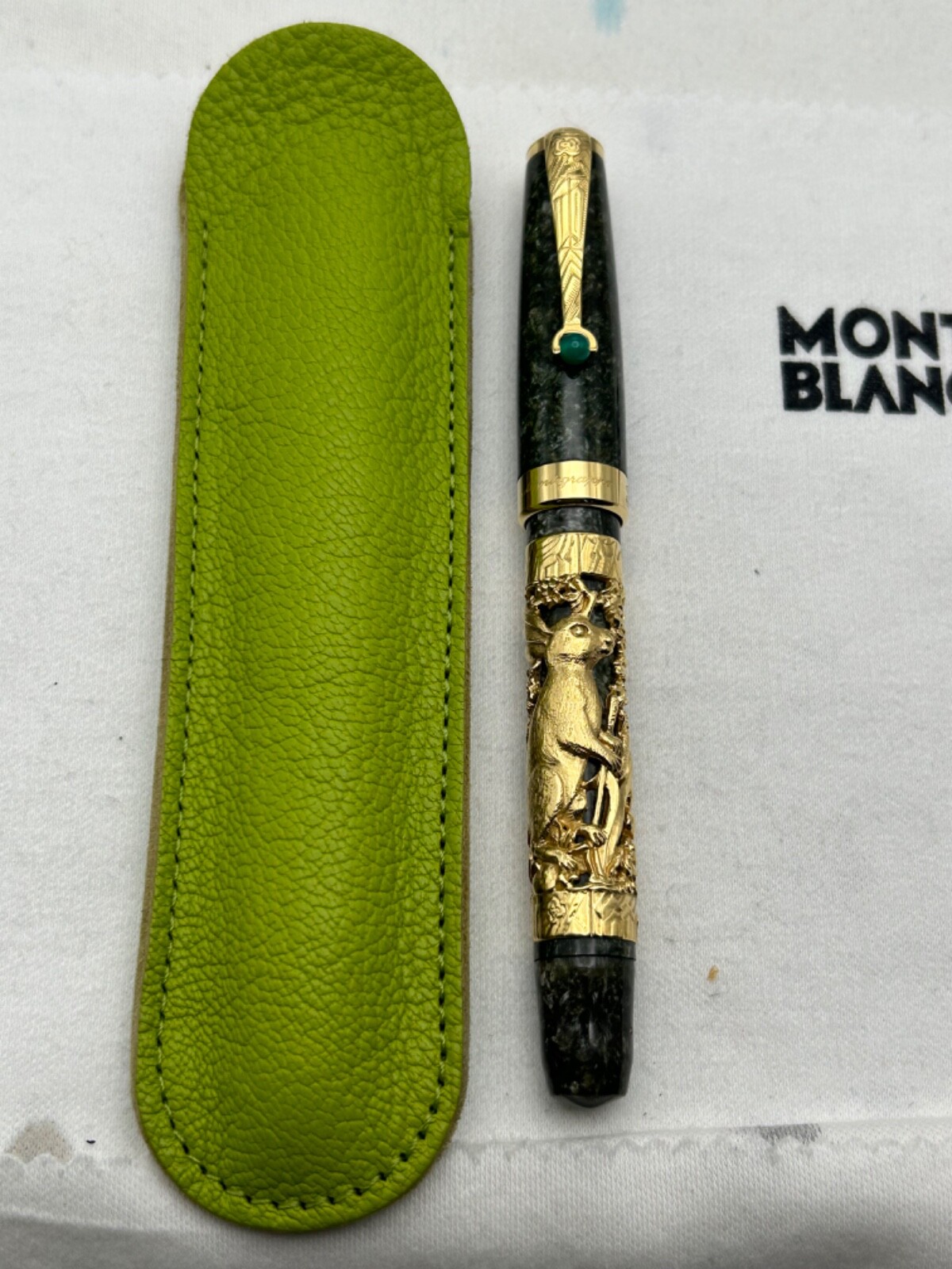 Montegrappa Oriental Zodiac, Rabbit 18K Gold, Prototype-Rare