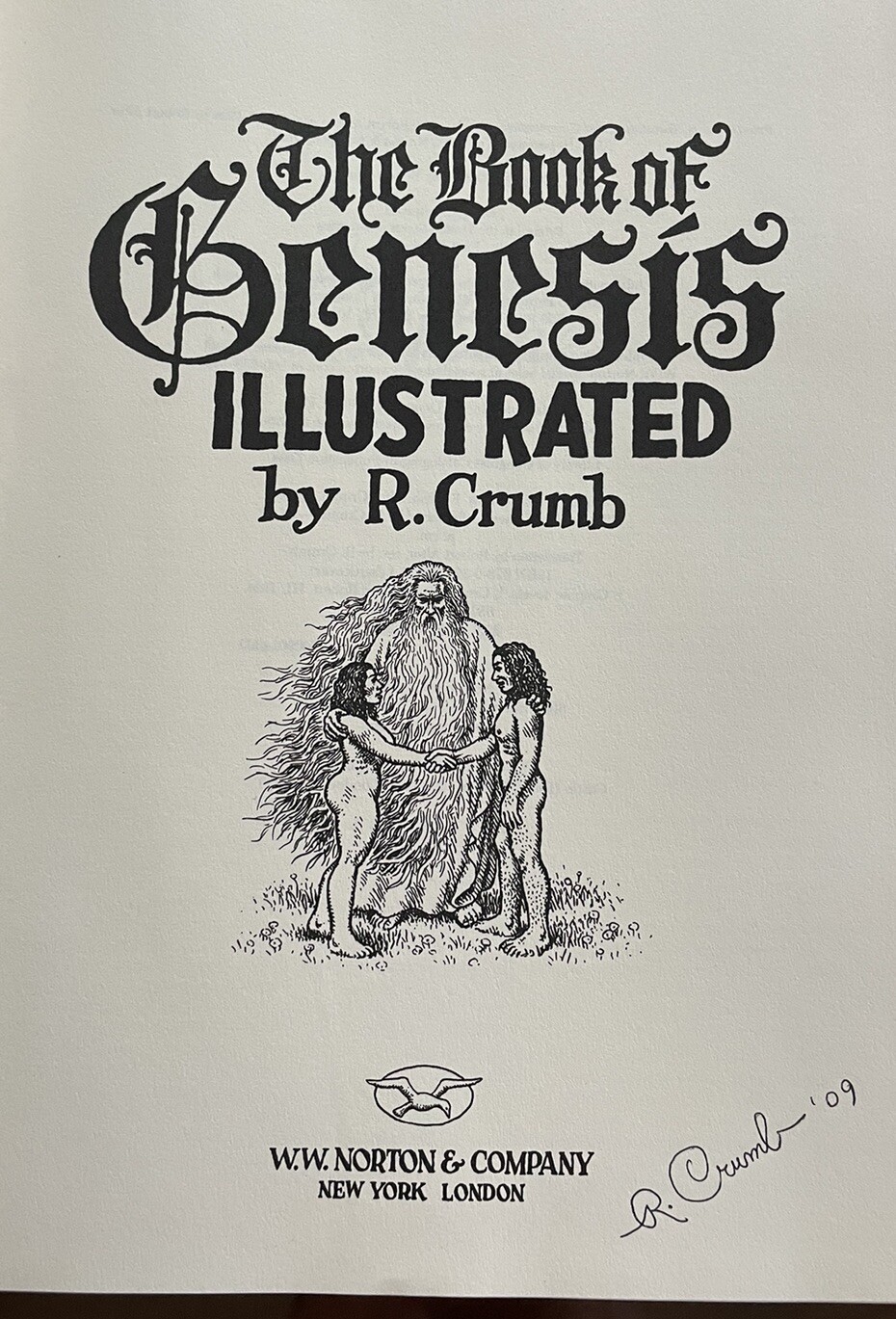 The Book of Genesis Illustrated (W. W. Norton October 2009) The Book of Genesis Illustrated (W. W. Norton October 2009)