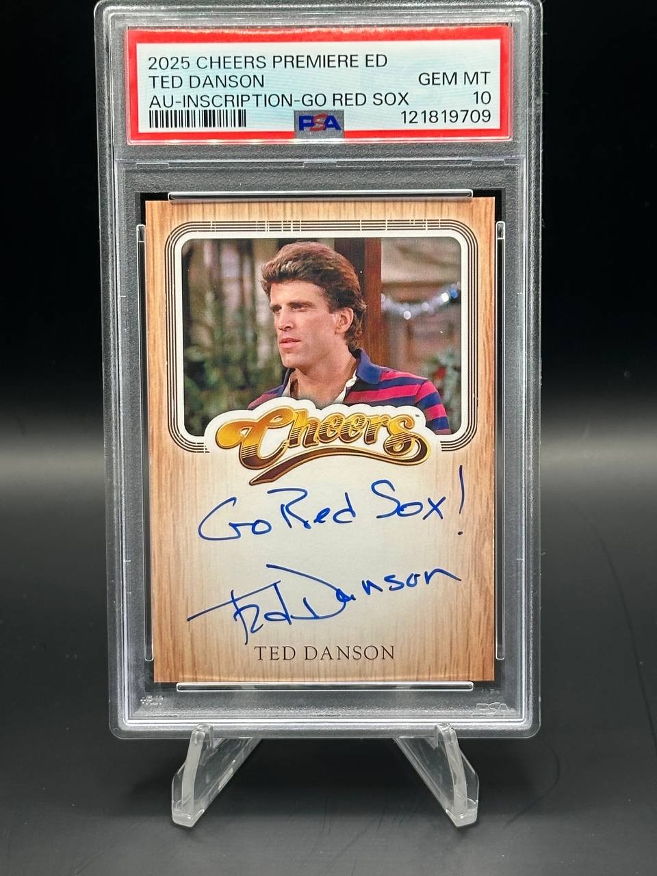 2025 Rittenhouse Cheers TED DANSON Auto Inscription 2025 Rittenhouse Cheers TED DANSON Auto Inscription