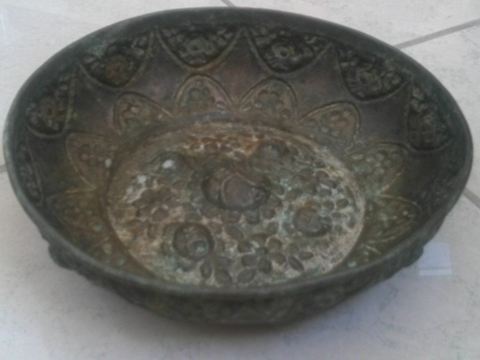 A Very Rare Old/ Vintage/Antique Décor Indented Bowl. At Least 55-Year-Old Piece