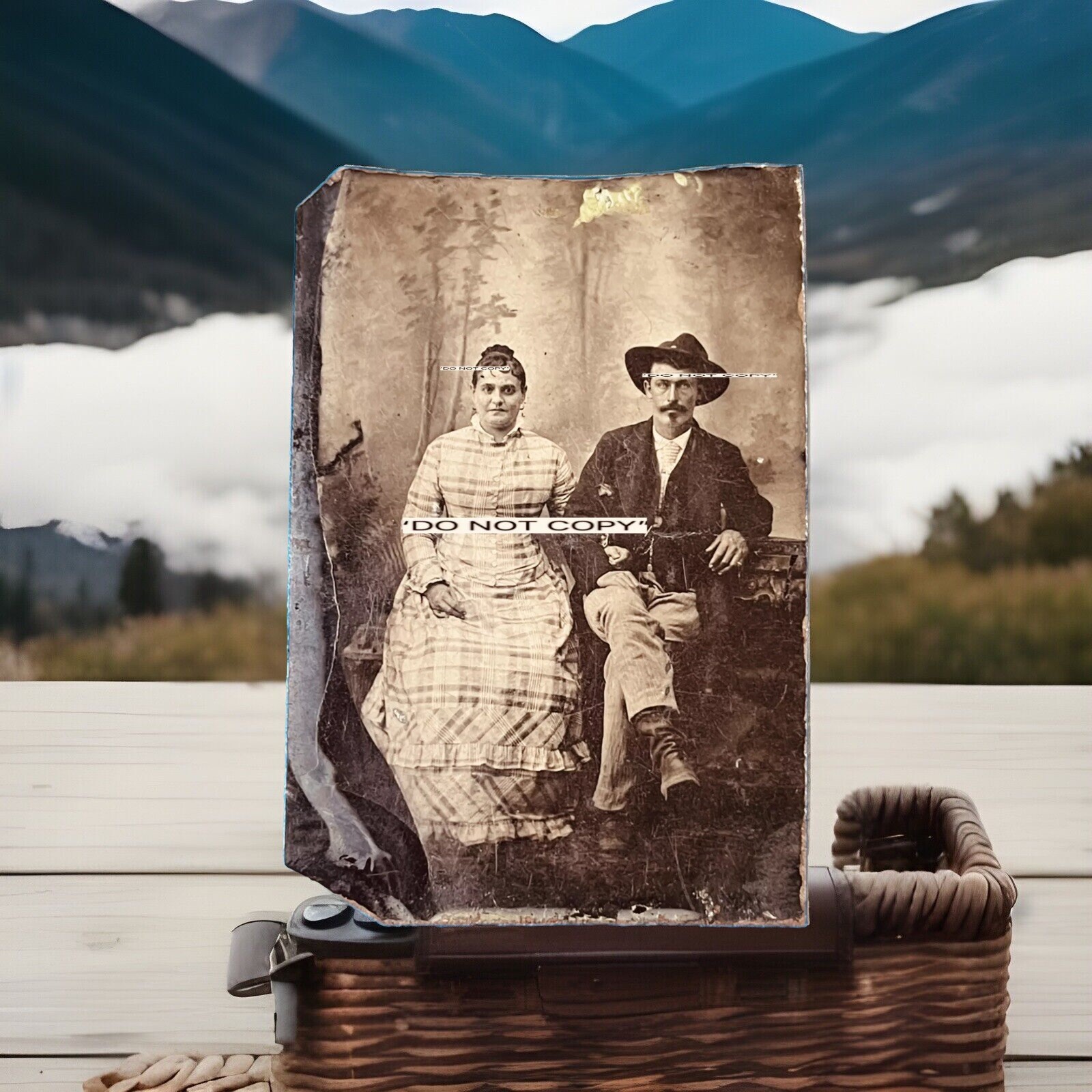 Authentic: Doc Holliday Tintype Antique Photo. Rare Big Nose Kate. 84% Match Authentic: Doc Holliday Tintype Antique Photo. Rare Big Nose Kate. 84% Match