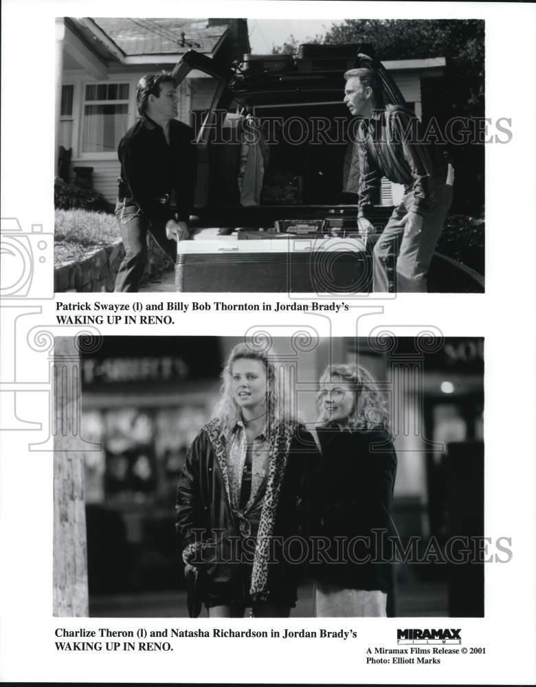 2001 Press Photo The cast in scenes from 2001 Press Photo The cast in scenes from