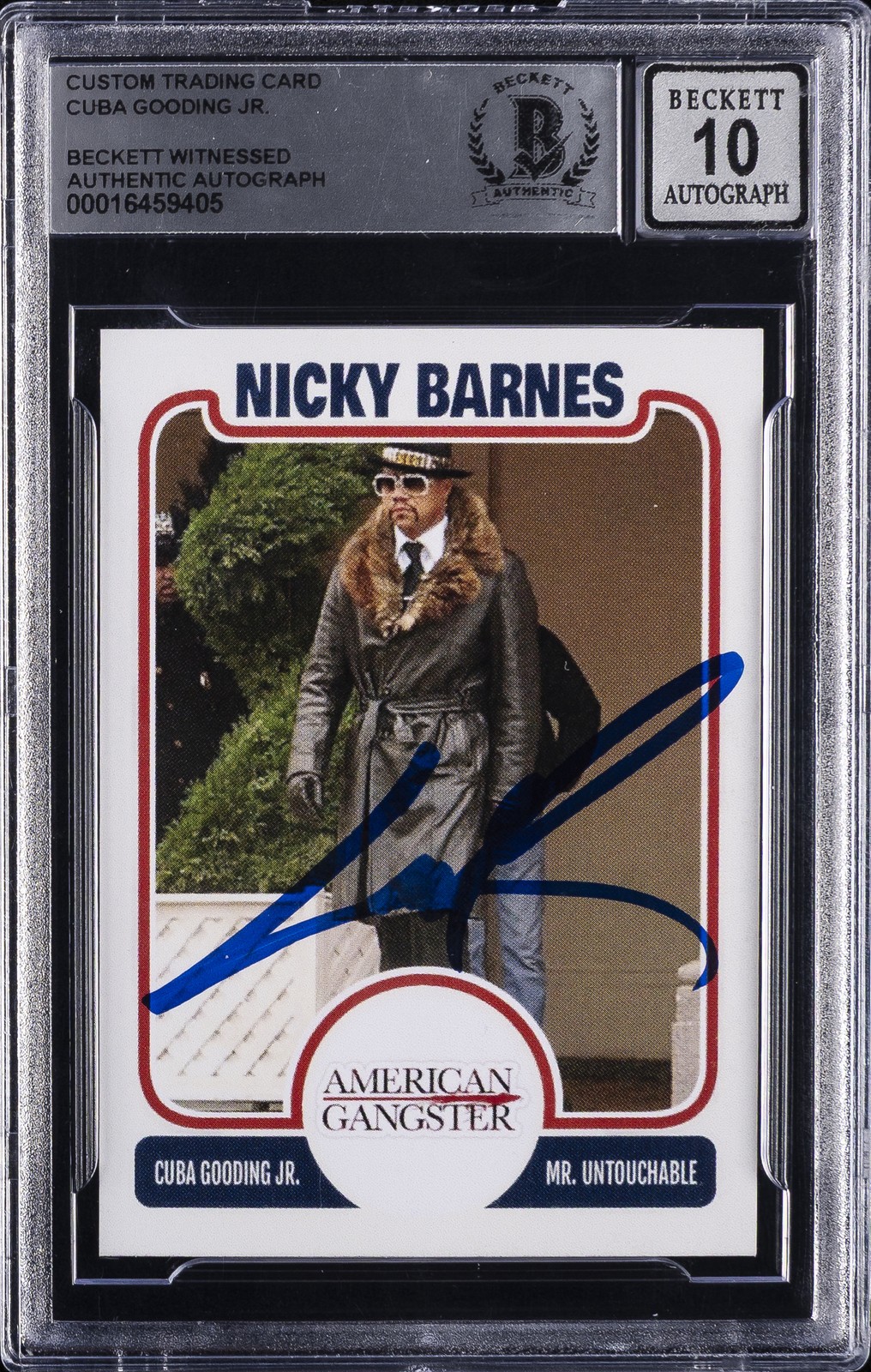 2015 AMERICAN GANGSTER NICKY BARNES AUTH AUTO  #1 CUBA GOODING JR BGS AUTHENTIC