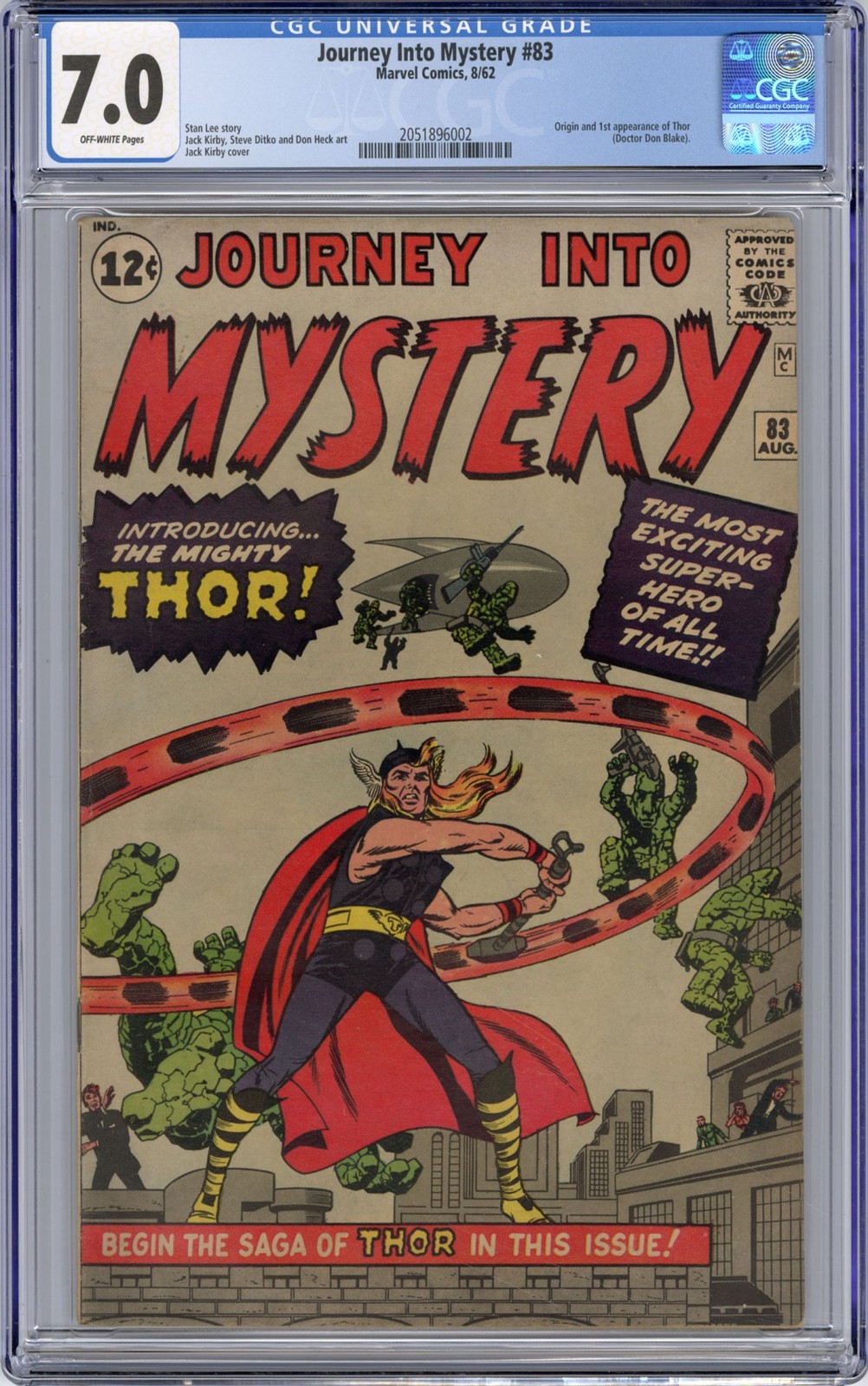 Marvel - JOURNEY INTO MYSTERY #83 - Grade 7.0 - Comic Book Marvel - JOURNEY INTO MYSTERY #83 - Grade 7.0 - Comic Book