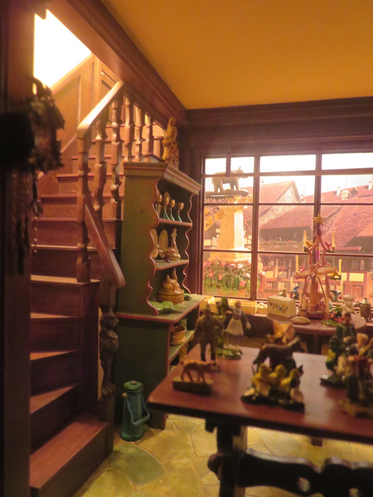Rare Kupjack Lighted Miniature Diorama Prototype – Bavarian Crafts Shop c. 1920 Rare Kupjack Lighted Miniature Diorama Prototype – Bavarian Crafts Shop c. 1920