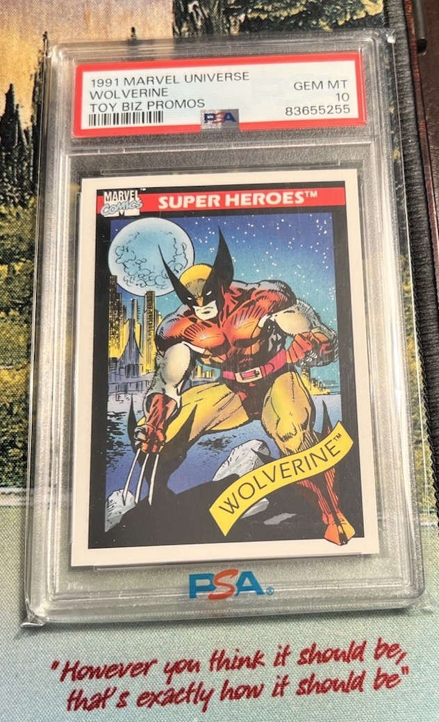 Wolverine š„ 1991 Marvel Universe Toy Biz Promo - Ultra Rare in PSA 10 - Grailš Wolverine š„ 1991 Marvel Universe Toy Biz Promo - Ultra Rare in PSA 10 - Grailš