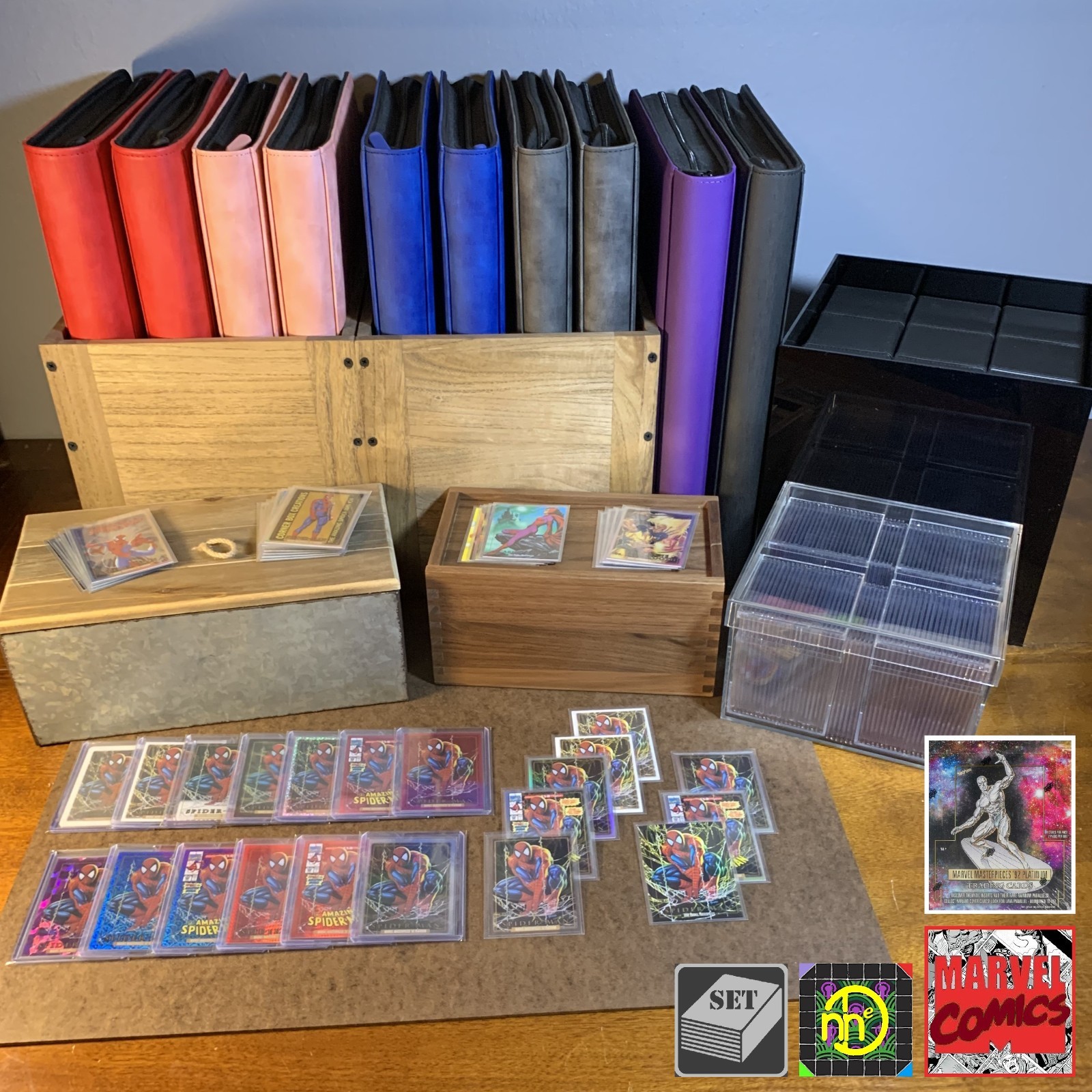 2024 Marvel Masterpieces '92 Platinum Master Set - 21 Complete + Lots of Extras