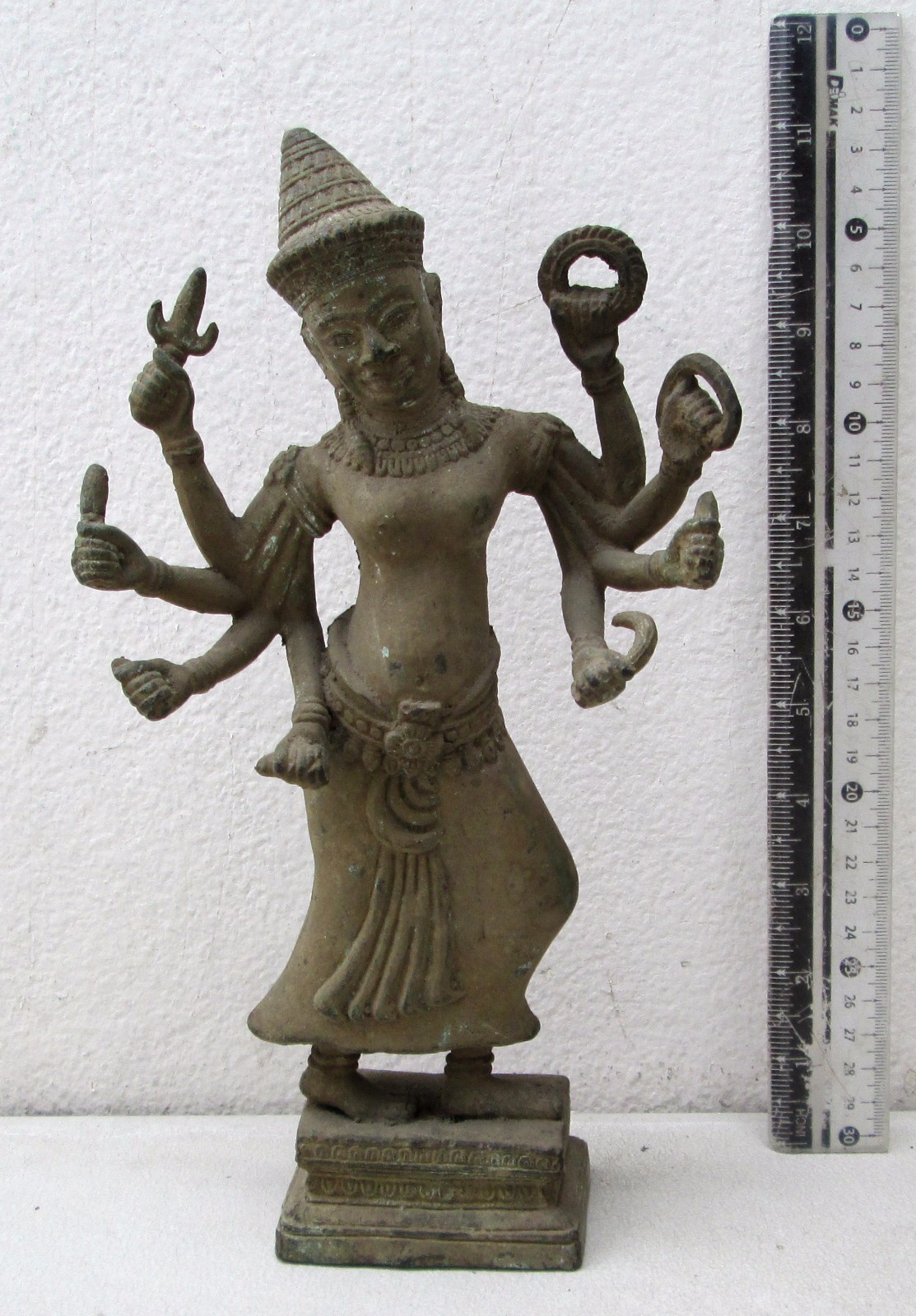 MAGNIFICENT Khmer Cambodia Bronze Dark Ages Durga Mata