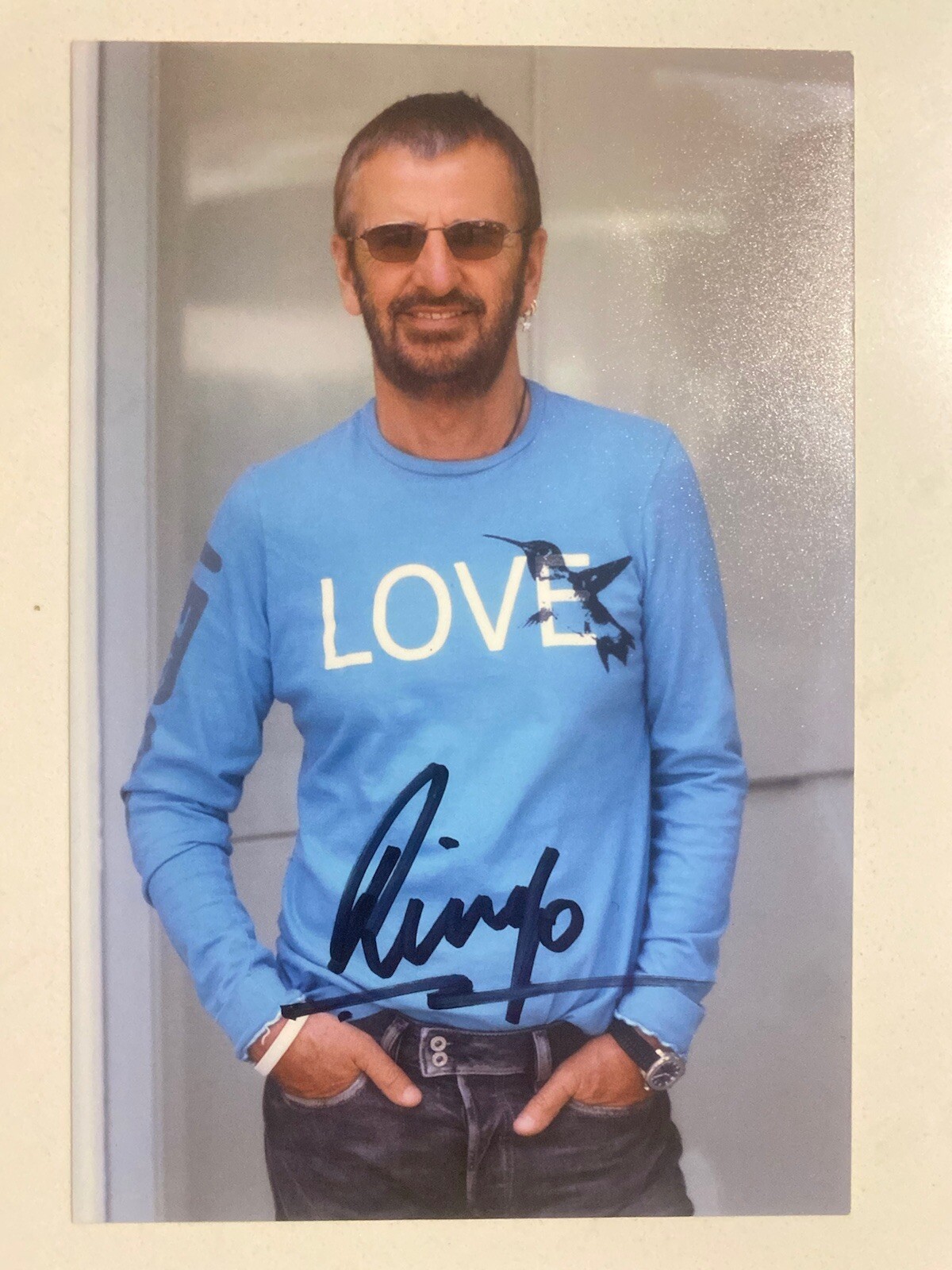 THE BEATLES SIGNED RINGO STARR- Signed photo* RARE* 8 6 X 4 Official Management THE BEATLES SIGNED RINGO STARR- Signed photo* RARE* 8 6 X 4 Official Management