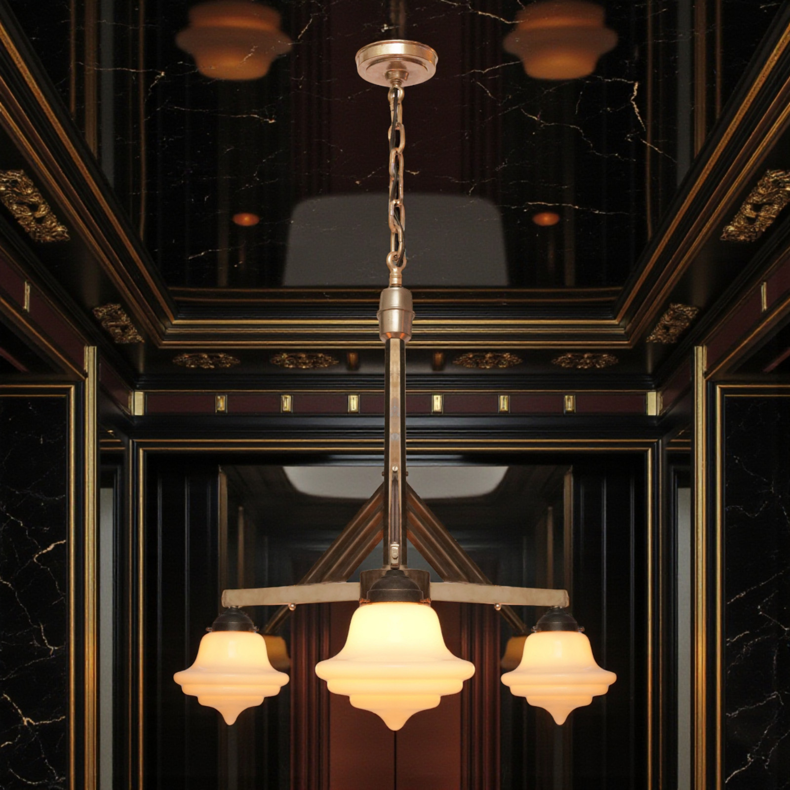 Unique Original Art Deco Pendant Lamp Ceiling Light 