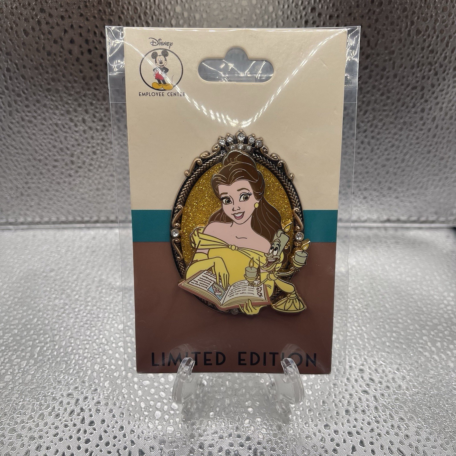 Disney Pin DEC Princess and Pals LE 200 Belle Lumiere Beauty and the Beast