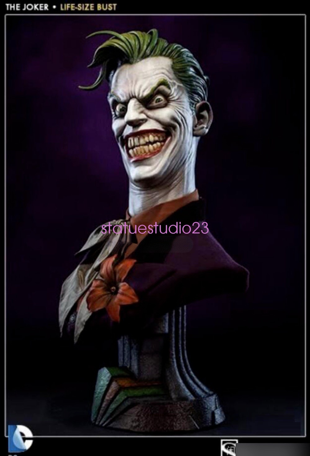 Sideshow The Joker 1/1 Bust Statue Figure Resin Model Collectible Rare Boy Gift Sideshow The Joker 1/1 Bust Statue Figure Resin Model Collectible Rare Boy Gift