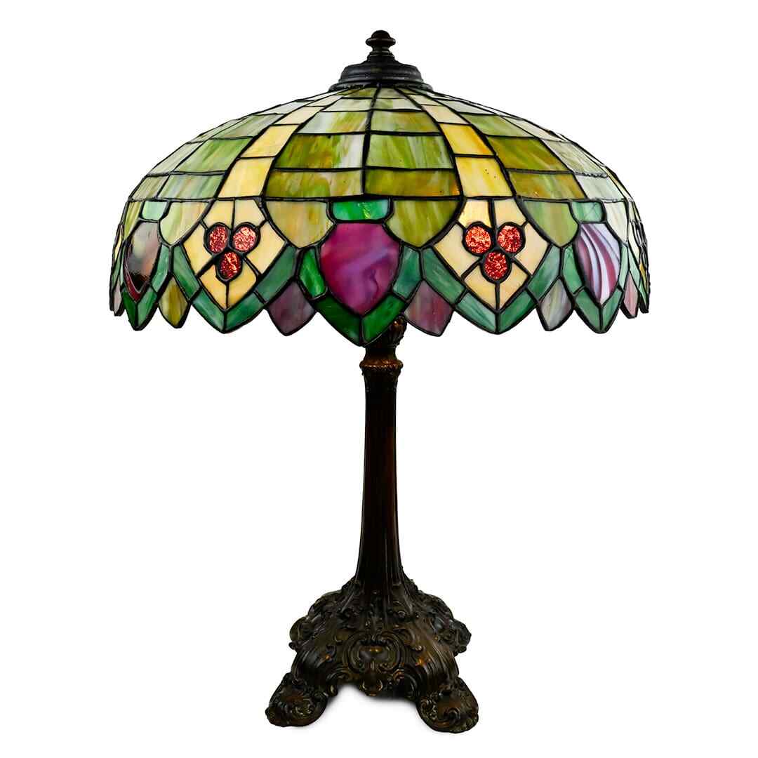 Wilkinson Leaded Glass Lamp, Circa 1910 Wilkinson Leaded Glass Lamp, Circa 1910
