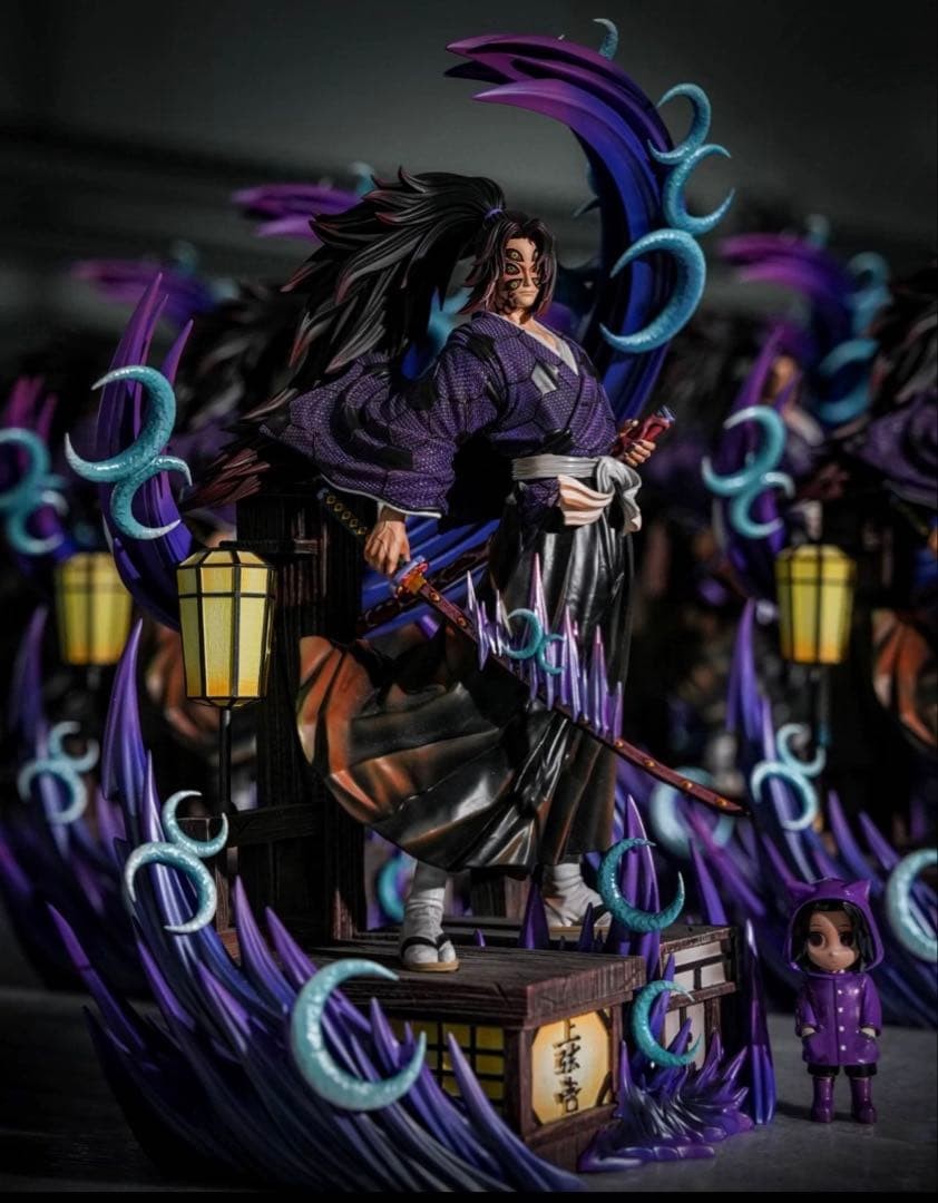 【New】Demon SlayerKimetsu no Yaiba Kokushibo Figure Garage Kit