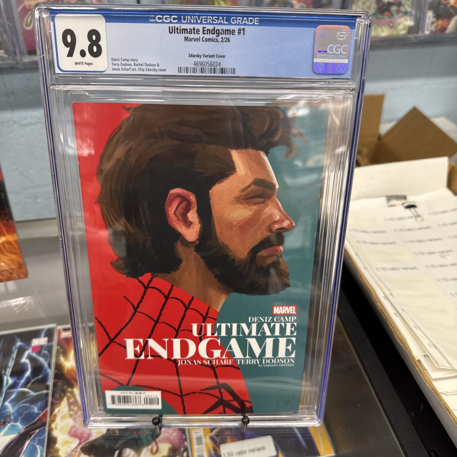 Ultimate Endgame #1 - Chip Zdarsky 1:1000 Incentive Variant Spider-Man CGC 9.8 Ultimate Endgame #1 - Chip Zdarsky 1:1000 Incentive Variant Spider-Man CGC 9.8