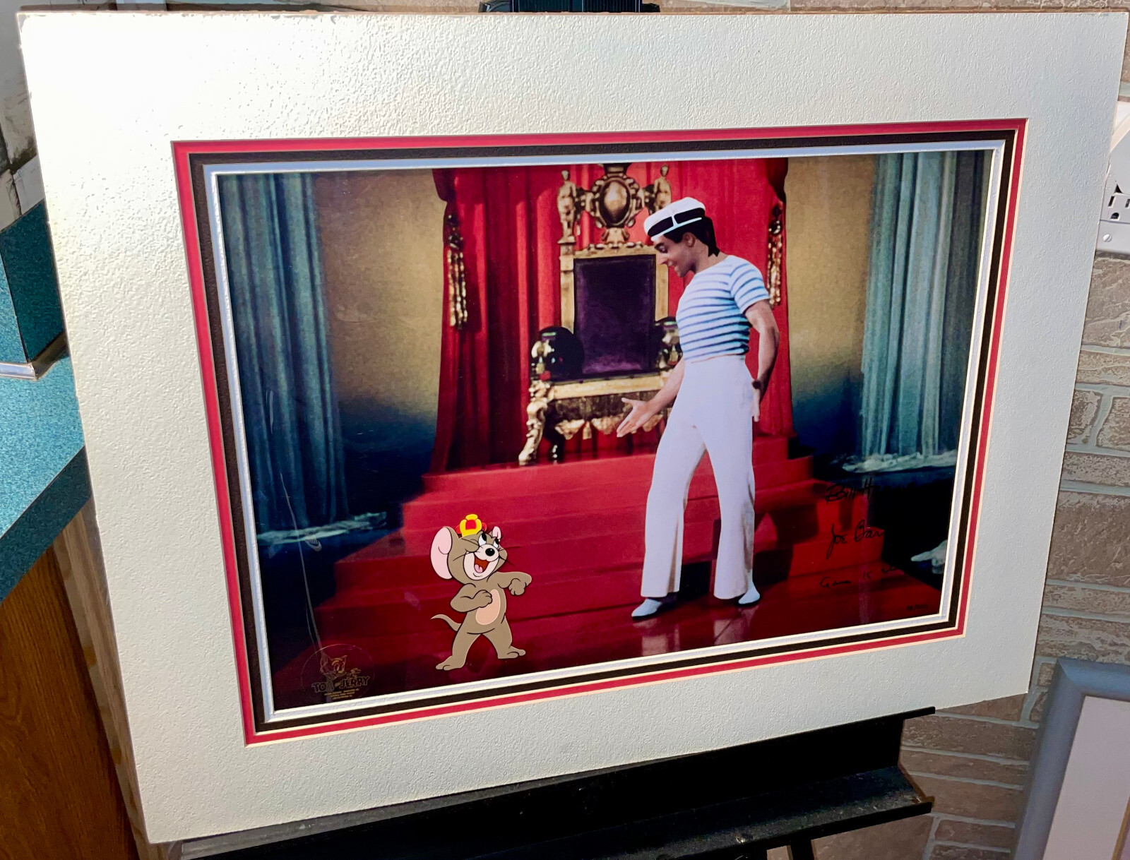 MGM's Anchors Aweigh Cel Signed Hanna Barbera Gene Kelly 50th Anniversary Rare MGM's Anchors Aweigh Cel Signed Hanna Barbera Gene Kelly 50th Anniversary Rare