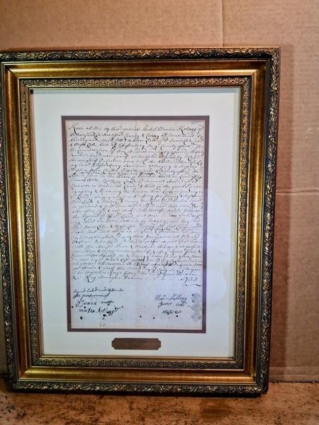Wethersfield, Connecticut Land Transfer - 1735