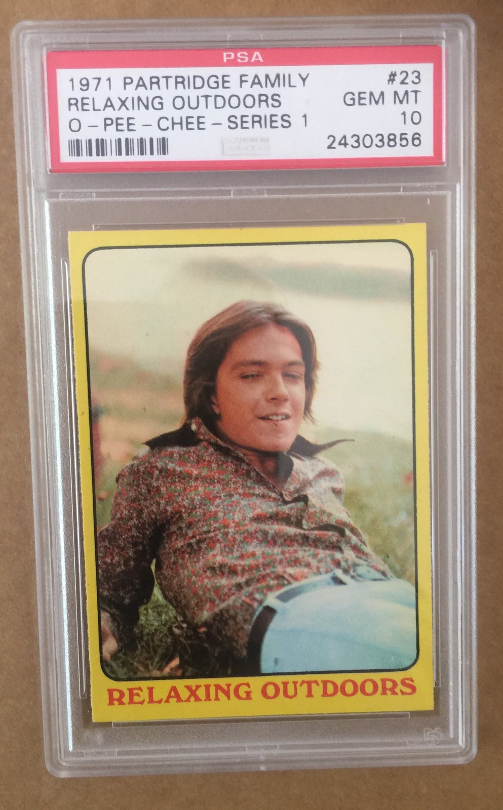 1971 PARTRIDGE FAMILY - SERIES 1 #23 RELAXING POP 1 PSA 10