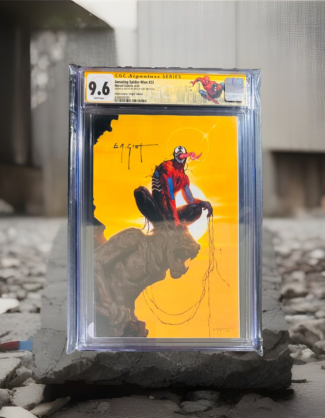 🔥🕸️ Amazing Spider-Man #23 VENOM REMARQUE CGC 9.6 SS E.M. Gist Custom 🔥300 🔥🕸️ Amazing Spider-Man #23 VENOM REMARQUE CGC 9.6 SS E.M. Gist Custom 🔥300