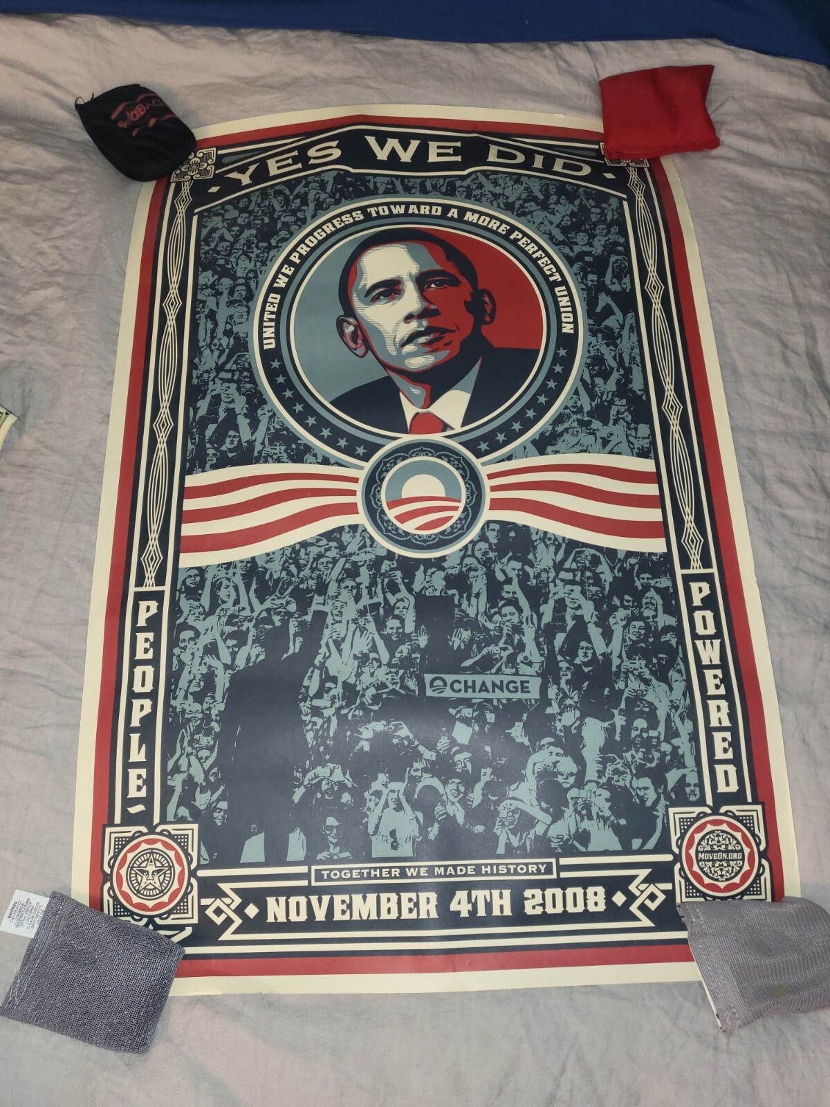 Fairey Obama Yes We Did Limited Edition Poster