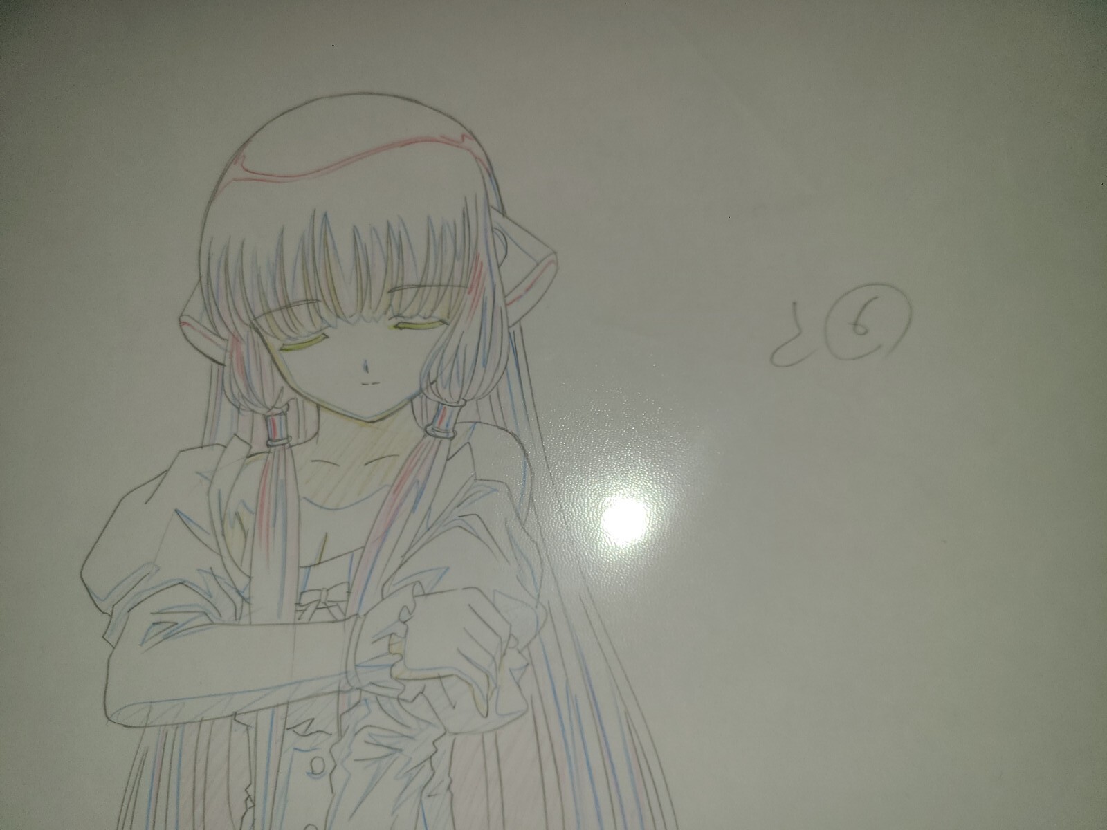 Chobits Original Douga Genga Sketch