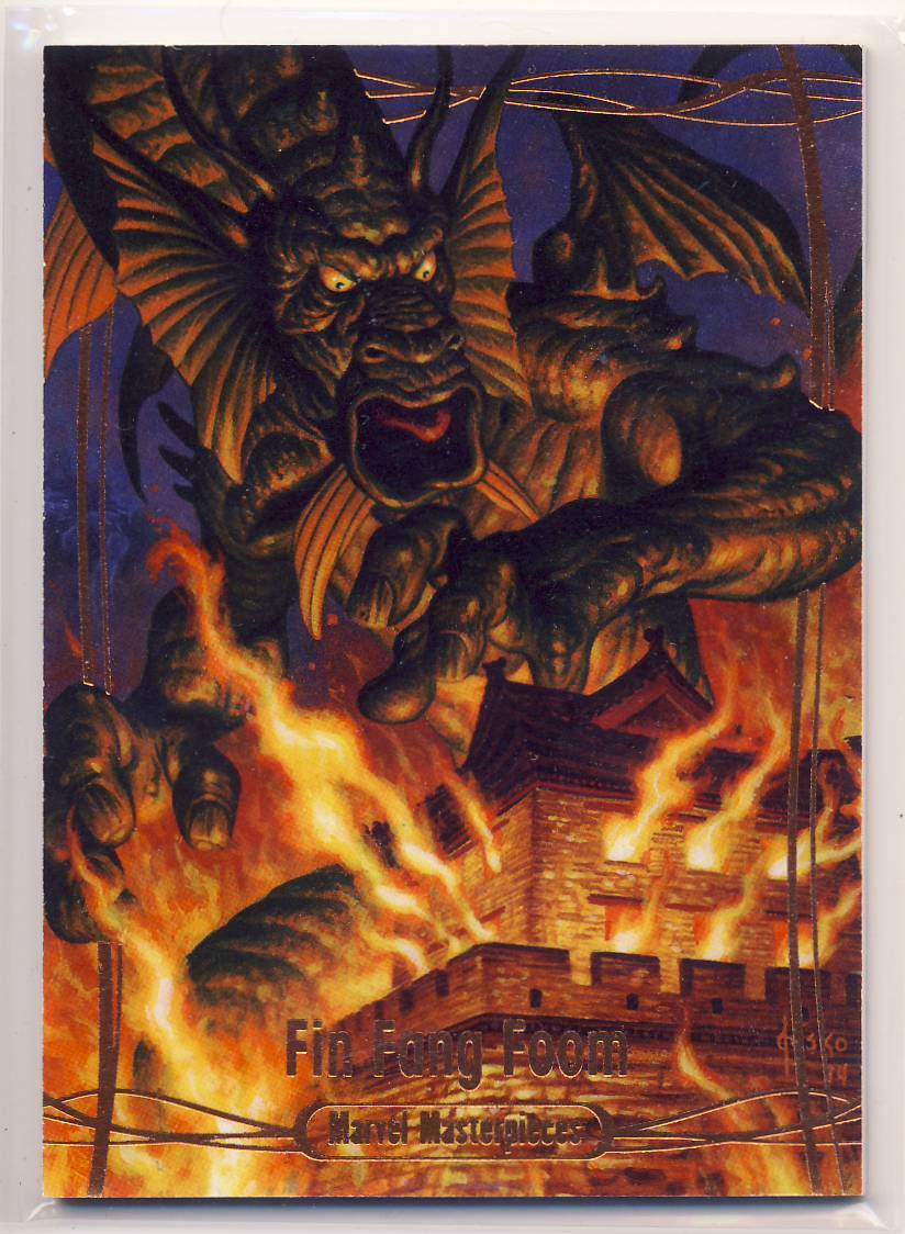 2016 Marvel Masterpieces Legendary Orange Parallel Fing Fang Foom 3 20/99 2016 Marvel Masterpieces Legendary Orange Parallel Fing Fang Foom 3 20/99