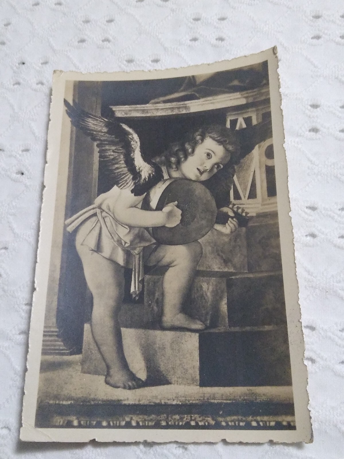  ANTIQUE RPPC VENEZIA-Chiesa di S. Maria Gloriosa Dei Frari POSTCARD OLD STAMP